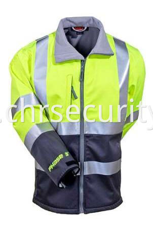Men's Water-Resistant High-Visibility Work Jacket